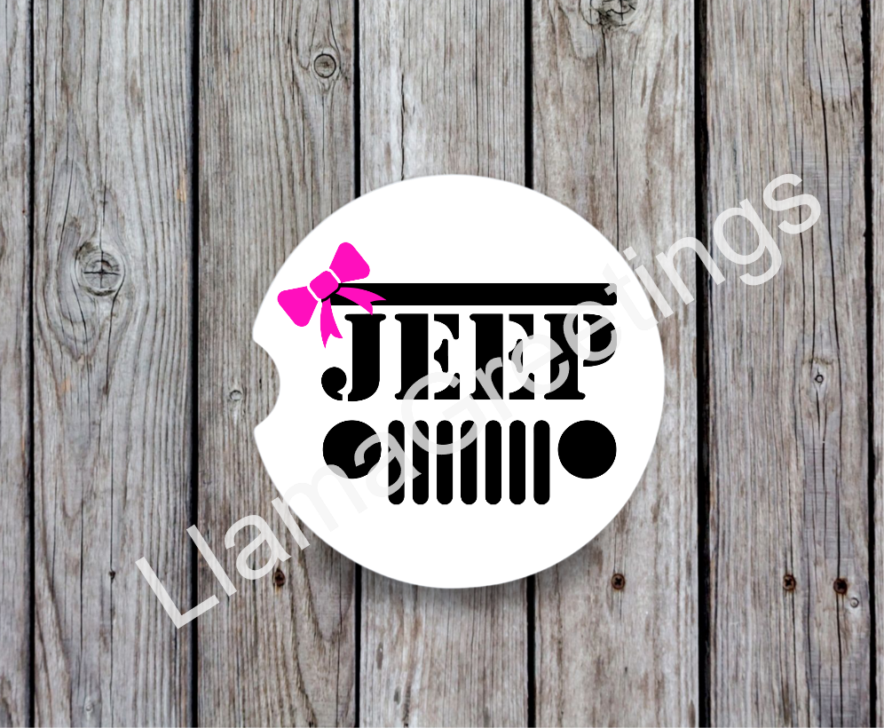 Jeep-Pink Bow