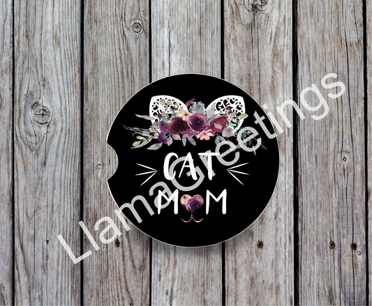 Cat Mom Black